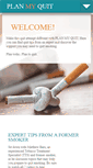 Mobile Screenshot of planmyquit.com